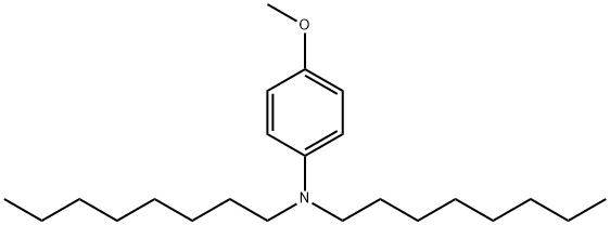 N,N-dioctyl-p-anisidine Struktur