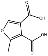 2-Methyl-3,4-furandicarboxylic acid Struktur