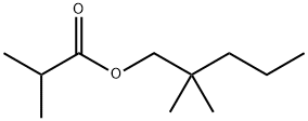 2,2-dimethylpentyl 2-methylpropanoate Struktur