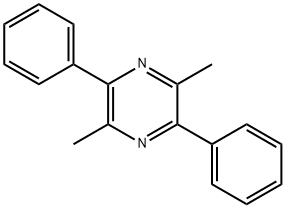 2,5-Diphenyl-3,6-dimethylpyrazine Struktur