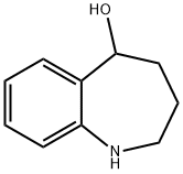 1H-1-BENZAZEPIN-5-OL, 2,3,4,5-TETRAHYDRO- Struktur