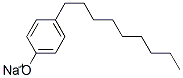 sodium p-nonylphenolate Struktur