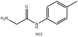 2-Amino-N-(4-methylphenyl)acetamide hydrochloride Struktur