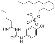 Carbantel lauryl sulfate Struktur