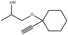 1-[(1-Ethynylcyclohexyl)oxy]-2-propanol Struktur