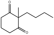 2-Methyl-2-butyl-1,3-cyclohexanedione Struktur