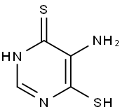 5-aMino-6-MercaptopyriMidine-4(1H)-thione Struktur