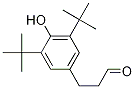 Benzenepropanal, 3,5-bis(1,1-diMethylethyl)-4-hydroxy- Struktur