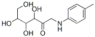 3,4,5,6-tetrahydroxy-1-[(4-methylphenyl)amino]hexan-2-one Struktur