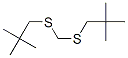 1,1'-(Methylenebisthio)bis(2,2-dimethylpropane) Struktur