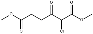 dimethyl 2-chloro-3-oxo-hexanedioate Struktur