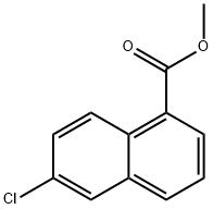 methyl 6-chloronaphthalene-1-carboxylate Struktur