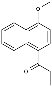 1-(4-methoxynaphthalen-1-yl)propan-1-one Struktur