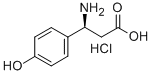 (S)-3-AMINO-3-(4-HYDROXY-PHENYL)-PROPIONIC ACID Structure