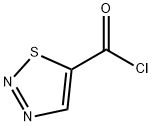 1,2,3-Thiadiazole-5-carbonyl chloride (9CI) Struktur