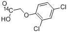 2,4-DICHLOROPHENOXYACETIC ACID-CARBOXY-14C Struktur