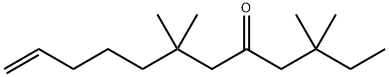 3,3,7,7-Tetramethyl-11-dodecen-5-one Struktur