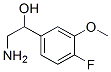 Benzenemethanol, alpha-(aminomethyl)-4-fluoro-3-methoxy- (9CI)|