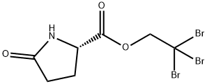 2,2,2-tribromoethyl 5-oxo-L-prolinate Struktur