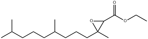 ethyl 3-(4,8-dimethylnonyl)-3-methyloxirane-2-carboxylate Struktur