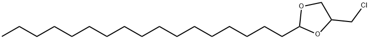 4-(Chloromethyl)-2-heptadecyl-1,3-dioxolan Struktur