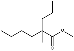 2-Methyl-2-propylhexanoic acid methyl ester Struktur