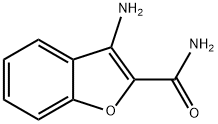 3-氨基苯并呋喃-2-甲酰胺 結(jié)構(gòu)式