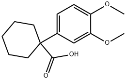 1-(3,4-DIMETHOXYPHENYL)CYCLOHEXANECARBOXYLIC ACID Struktur