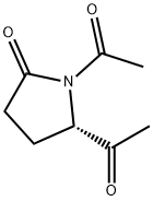 2-Pyrrolidinone,1,5-diacetyl-,(S)-(9CI) Struktur