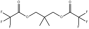 Bis(trifluoroacetic acid)2,2-dimethyl-1,3-propanediyl ester Struktur