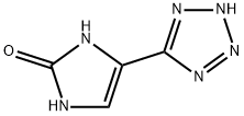 2H-Imidazol-2-one, 1,3-dihydro-4-(1H-tetrazol-5-yl)- (9CI) Struktur