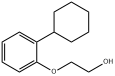 2-(2-Cyclohexylphenoxy)ethanol Struktur