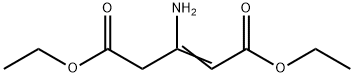 3-Amino-2-pentenedioic acid diethyl ester Struktur