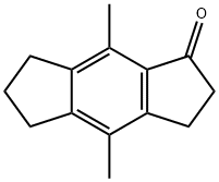 3,5,6,7-Tetrahydro-4,8-dimethyl-s-indacen-1(2H)-one Struktur