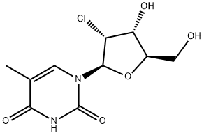 2'-chlorothymidine Struktur