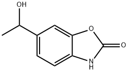 6-(1-Hydroxyethyl)benzoxazol-2(3H)-one Struktur