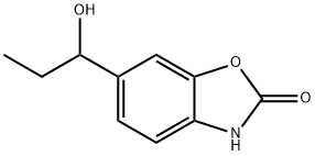 6-(1-Hydroxypropyl)benzoxazol-2(3H)-one Struktur