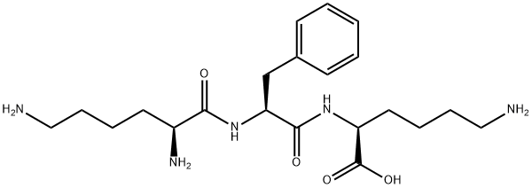 lysyl-phenylalanyl-lysine Struktur