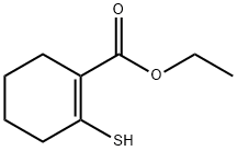 ethyl 2-Mercaptocyclohex-1-enecarboxylate Struktur