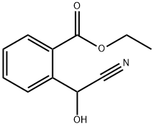 2-(Cyanohydroxymethyl)benzoic acid ethyl ester Struktur