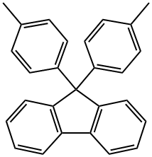 9,9-Bis(4-methylphenyl)-9H-fluorene Struktur