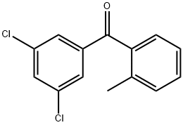 3,5-DICHLORO-2'-METHYLBENZOPHENONE Struktur