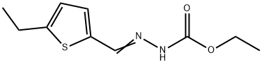 Hydrazinecarboxylic acid, [(5-ethyl-2-thienyl)methylene]-, ethyl ester (9CI) Struktur