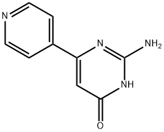 2-AMINO-6-PYRIDIN-4-YL-3H-PYRIMIDIN-4-ONE Struktur