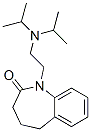 2,3,4,5-Tetrahydro-1-[2-(diisopropylamino)ethyl]-1H-1-benzazepin-2-one Struktur