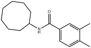 Benzamide, N-cyclooctyl-3,4-dimethyl- (9CI) Struktur