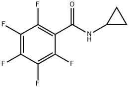 Benzamide, N-cyclopropyl-2,3,4,5,6-pentafluoro- (9CI) Struktur