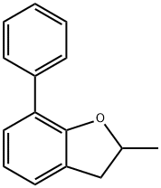 2-Methyl-7-phenyl-2,3-dihydrobenzofuran Struktur