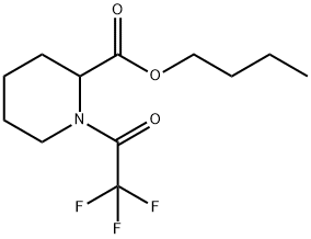 1-(Trifluoroacetyl)-2-piperidinecarboxylic acid butyl ester Struktur