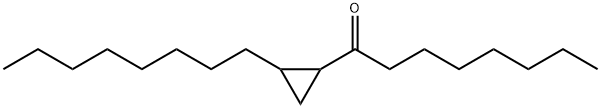 1-(2-Octylcyclopropyl)-1-octanone Struktur